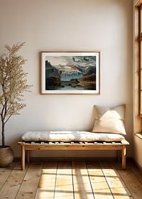 The Glacier By Peder Balke-4