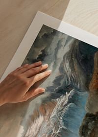 The Glacier By Peder Balke-5