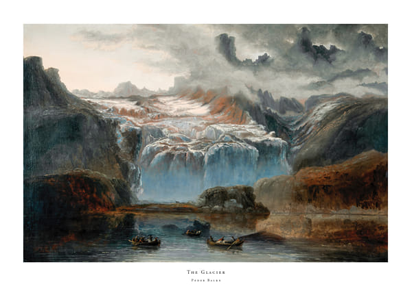 Plakatas The Glacier By Peder Balke