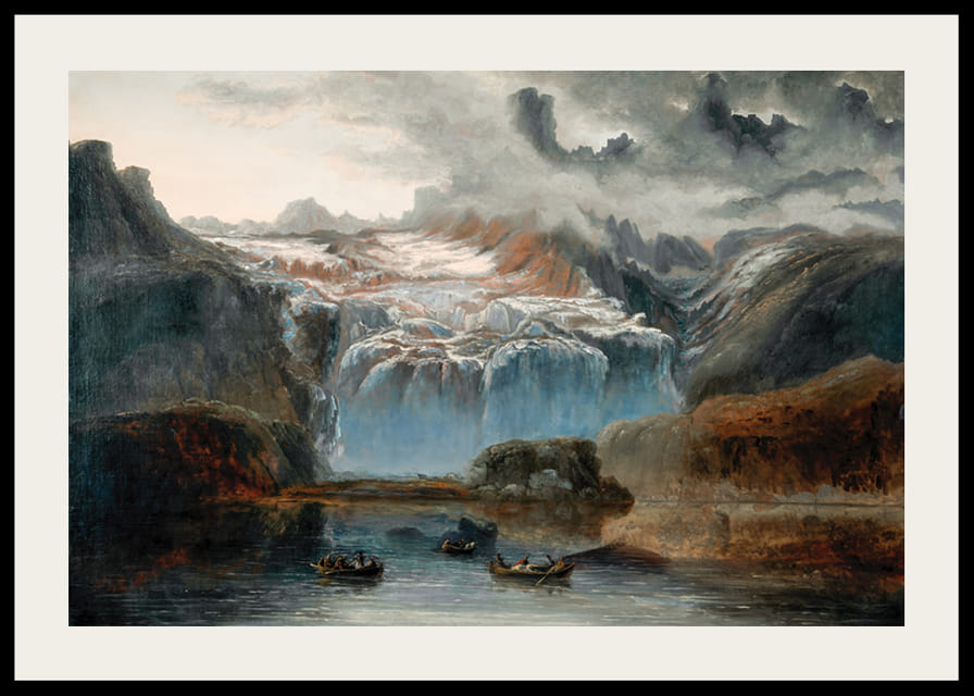 The Glacier By Peder Balke-12