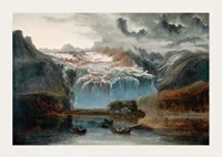 The Glacier By Peder Balke-5