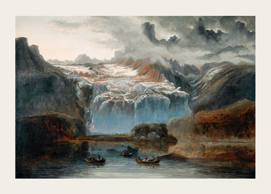 The Glacier By Peder Balke-12