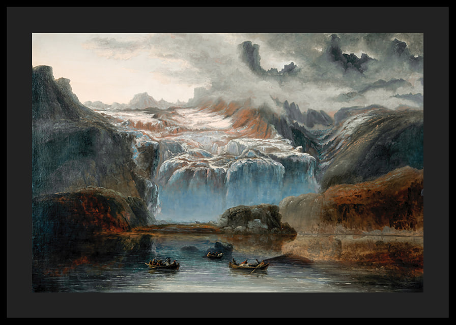 The Glacier By Peder Balke-12