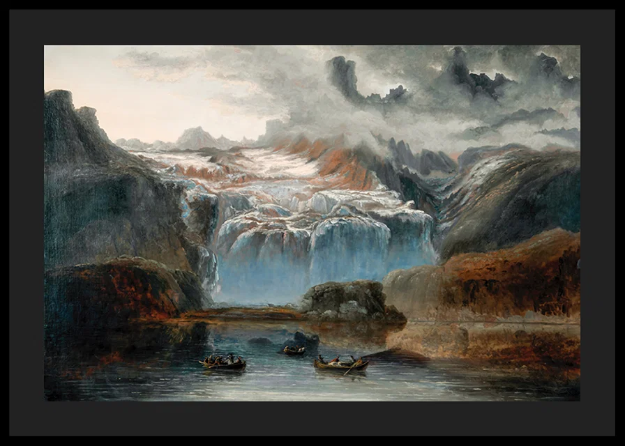 The Glacier By Peder Balke-12