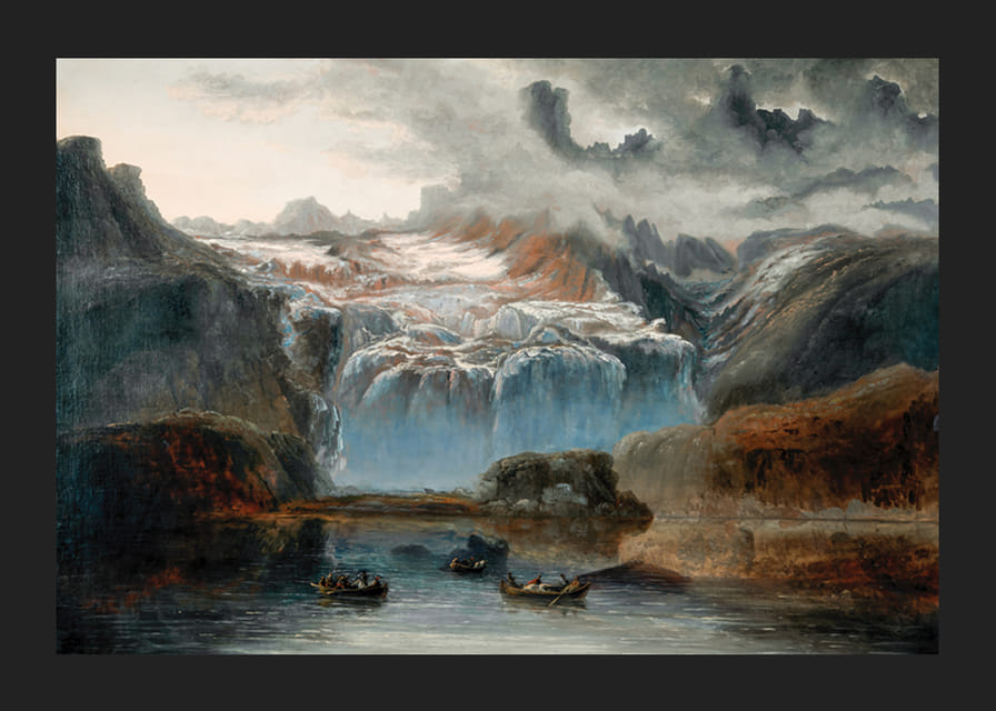 The Glacier By Peder Balke-12