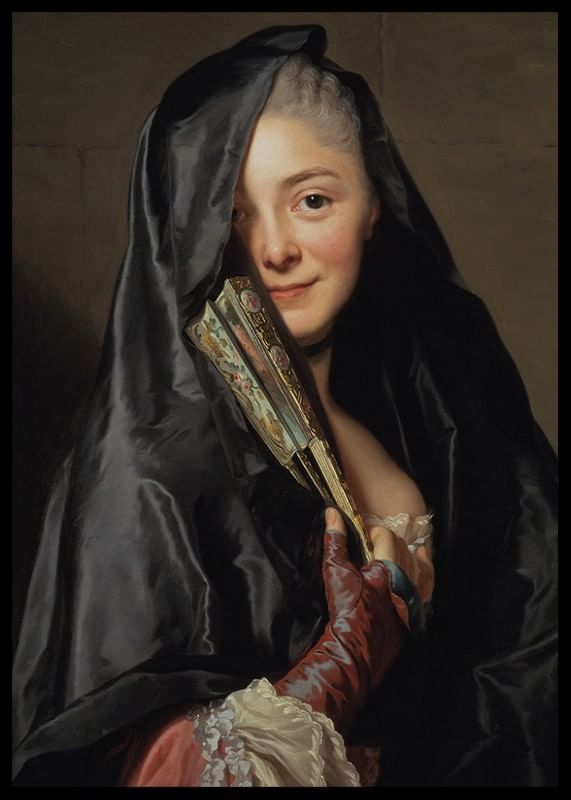 The Lady With The Veil By Alexander Roslin-12