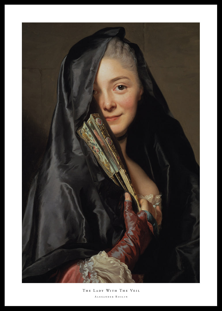 The Lady With The Veil By Alexander Roslin-12
