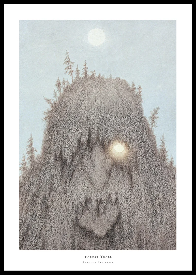 Forest Troll By Theodor Kittelsen-12