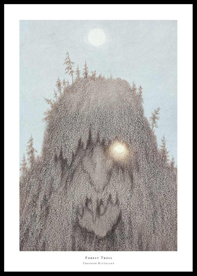 Forest Troll By Theodor Kittelsen-12