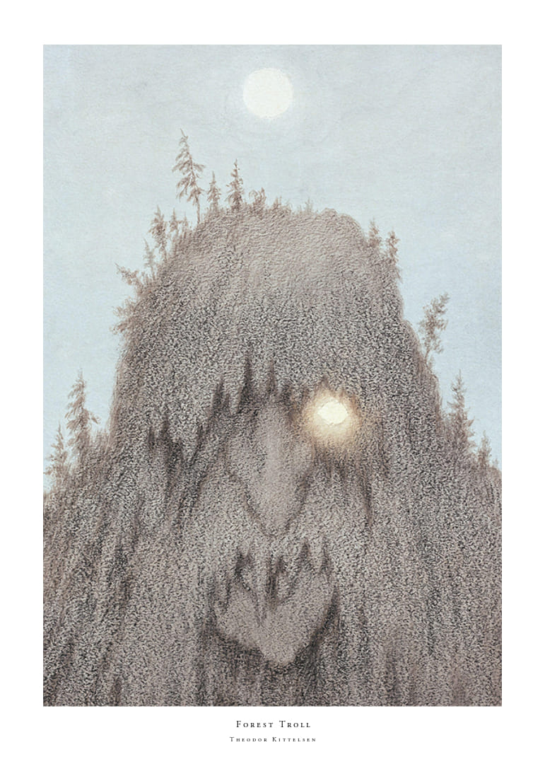 Forest Troll By Theodor Kittelsen-12