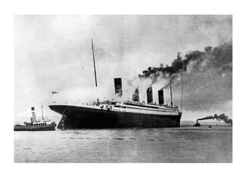 Poszter Titanic Leaving Southampton