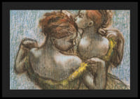 Two Dancers Half-length By Edgar Degas-6