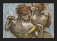 Two Dancers Half-length By Edgar Degas-7