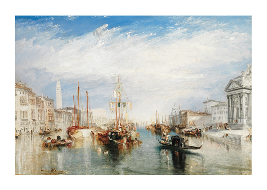 Venice from the Porch of Madonna By William Turner-12
