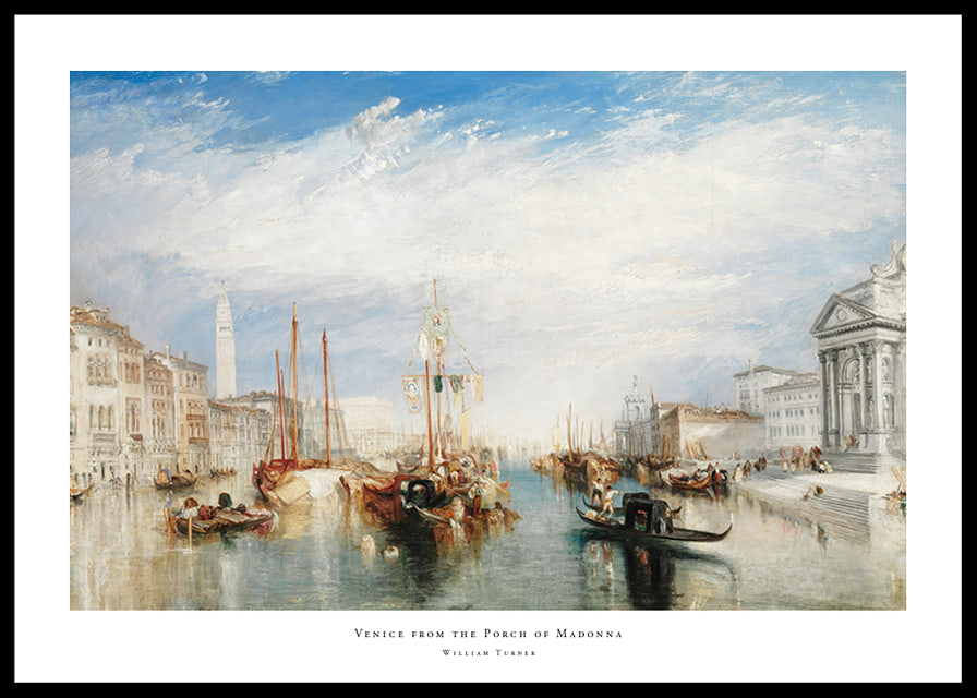 Venice from the Porch of Madonna By William Turner-12
