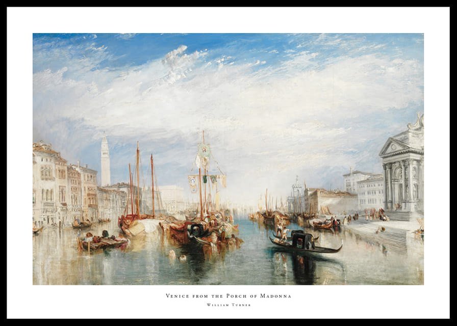 Venice from the Porch of Madonna By William Turner-12