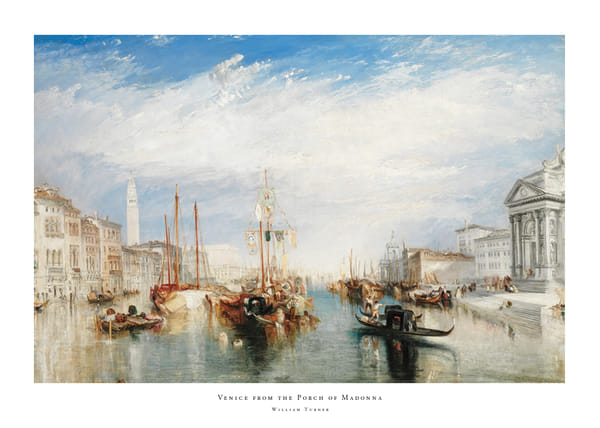 Plakatas Venice from the Porch of Madonna By William Turner