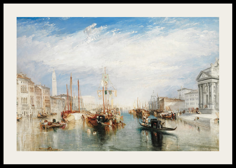 Venice from the Porch of Madonna By William Turner-12