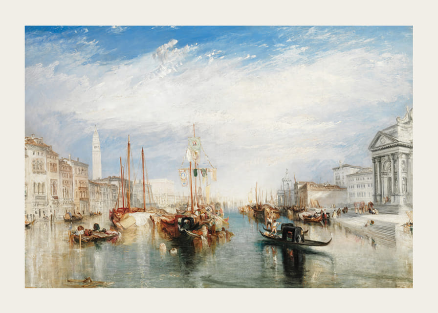 Venice from the Porch of Madonna By William Turner-12