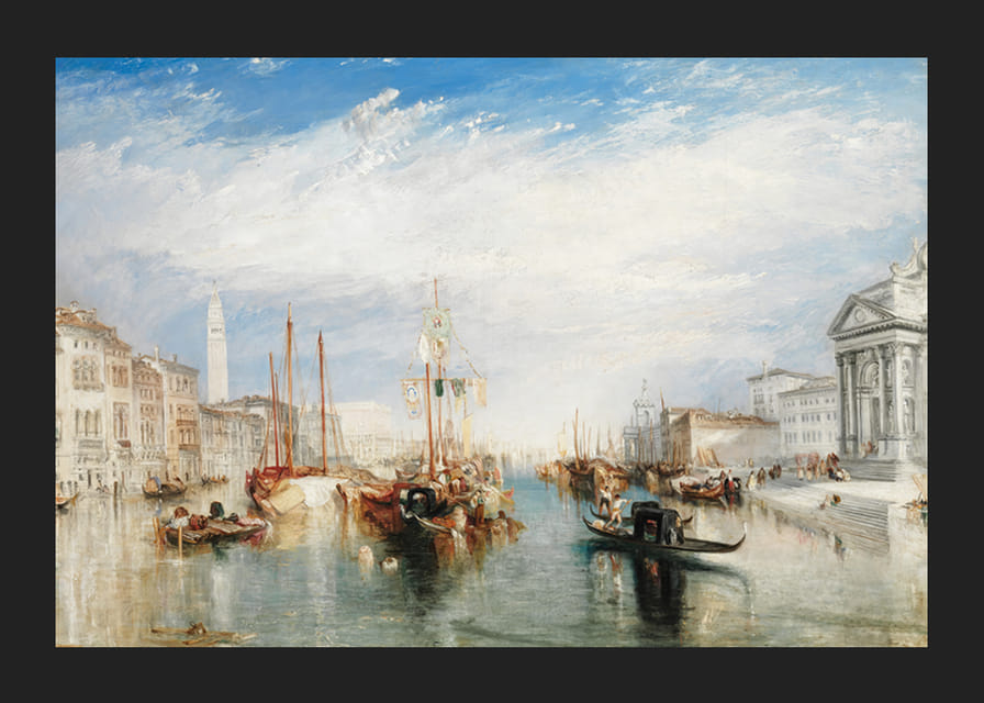 Venice from the Porch of Madonna By William Turner-12