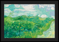 Green Wheat Fields Auvers By Vincent van Gogh-6