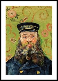 The Postman By Vincent van Gogh-0