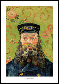 The Postman By Vincent van Gogh-0
