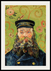 The Postman By Vincent van Gogh-4