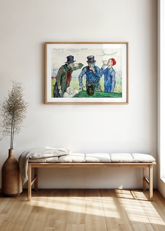 The Drinkers By Vincent van Gogh-12