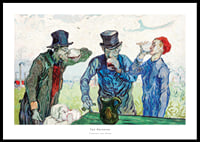 The Drinkers By Vincent van Gogh-0