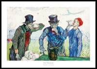 The Drinkers By Vincent van Gogh-0