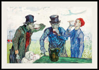The Drinkers By Vincent van Gogh-4