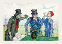 The Drinkers By Vincent van Gogh-5