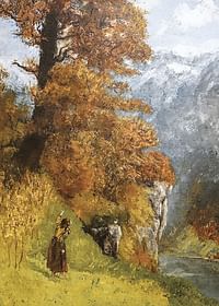 Autumn By Gustave Courbet-3