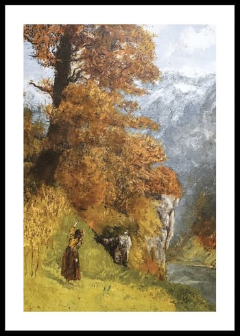 Poster Autumn By Gustave Courbet