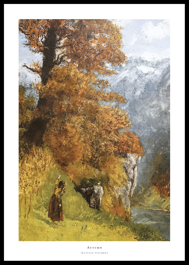 Autumn By Gustave Courbet-12