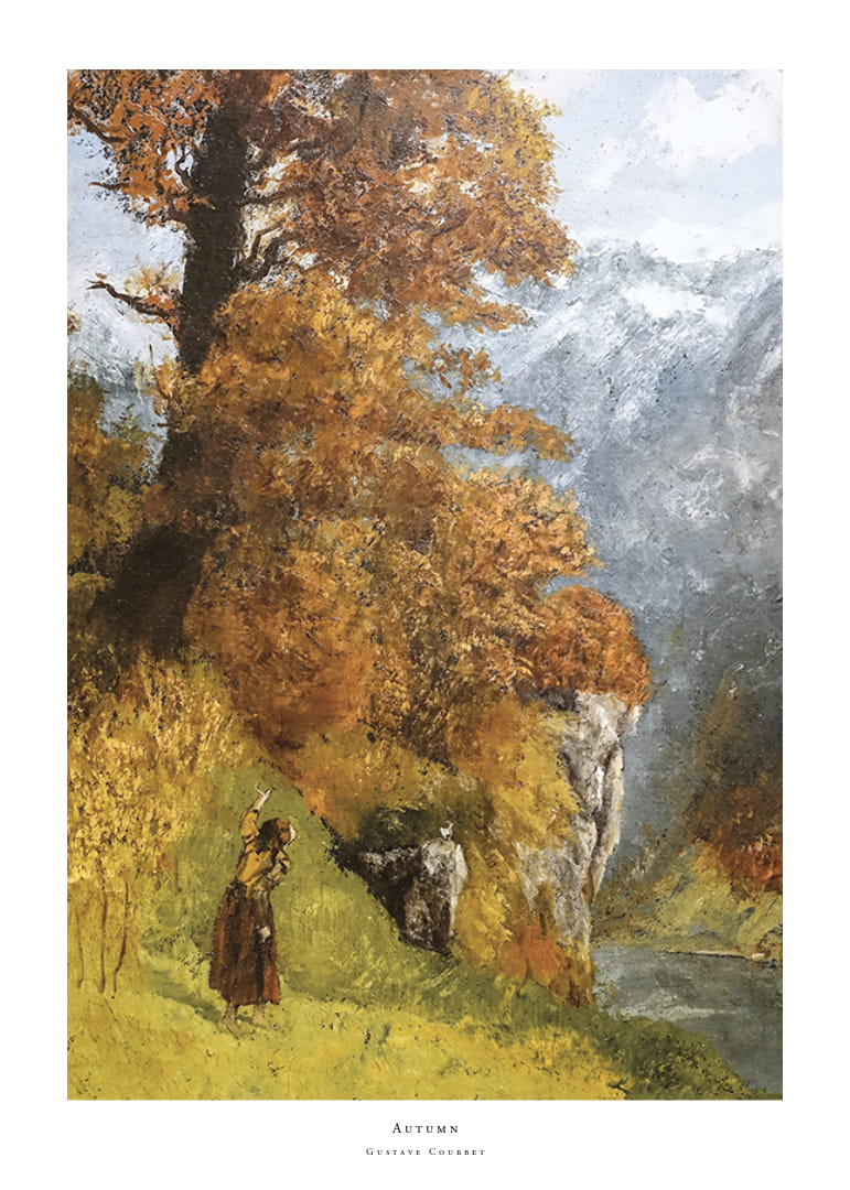 Autumn By Gustave Courbet-12