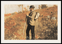 Man With A Knapsack By Winslow Homer-4