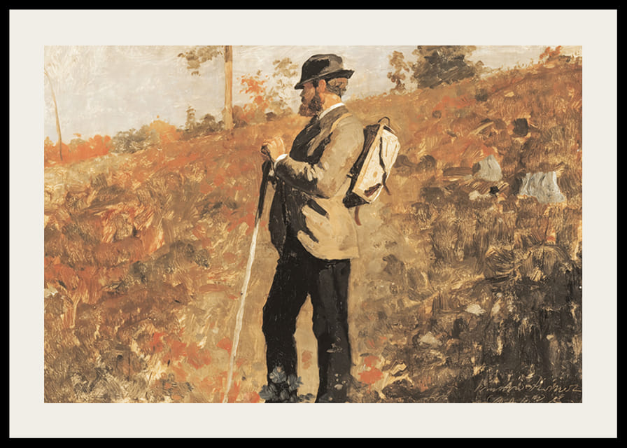 Man With A Knapsack By Winslow Homer-12
