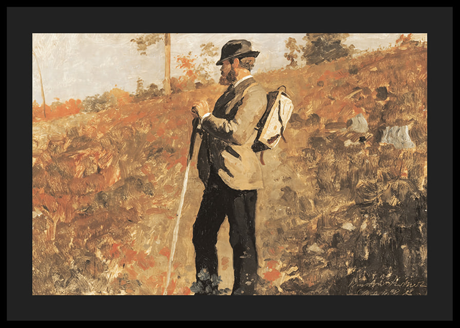 Man With A Knapsack By Winslow Homer-12