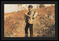 Man With A Knapsack By Winslow Homer-6