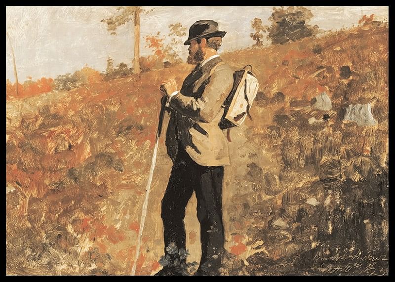 Man With A Knapsack By Winslow Homer-12