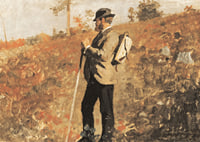 Man With A Knapsack By Winslow Homer-9