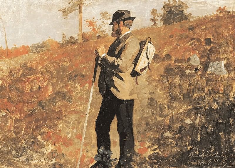Man With A Knapsack By Winslow Homer-12