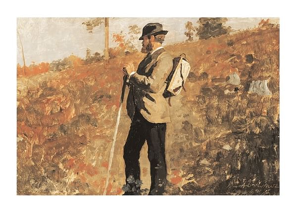 Plagát Man With A Knapsack By Winslow Homer