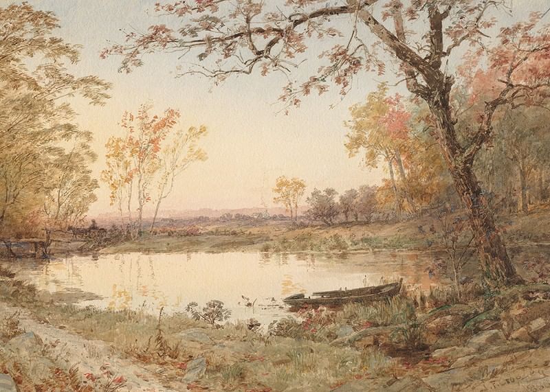 Hastings On Hudson By Jasper F Cropsey-12