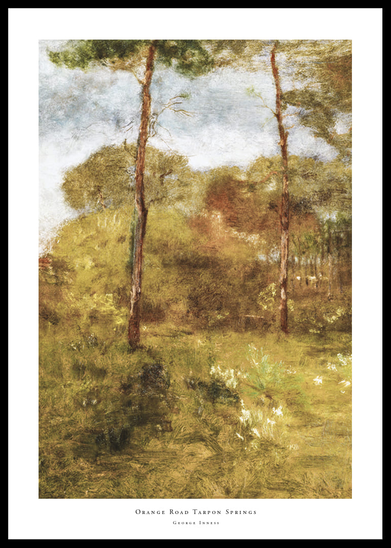 Orange Road Tarpon Springs By George Inness-12