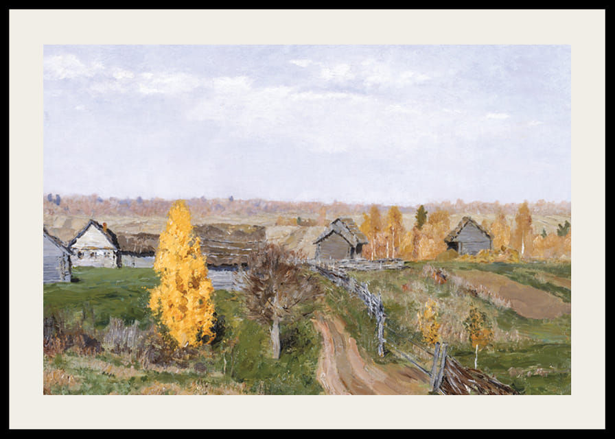 Golden Autumn By Isaac Levitan-12