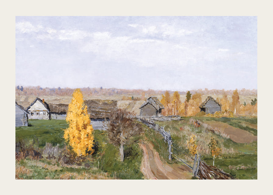 Golden Autumn By Isaac Levitan-12