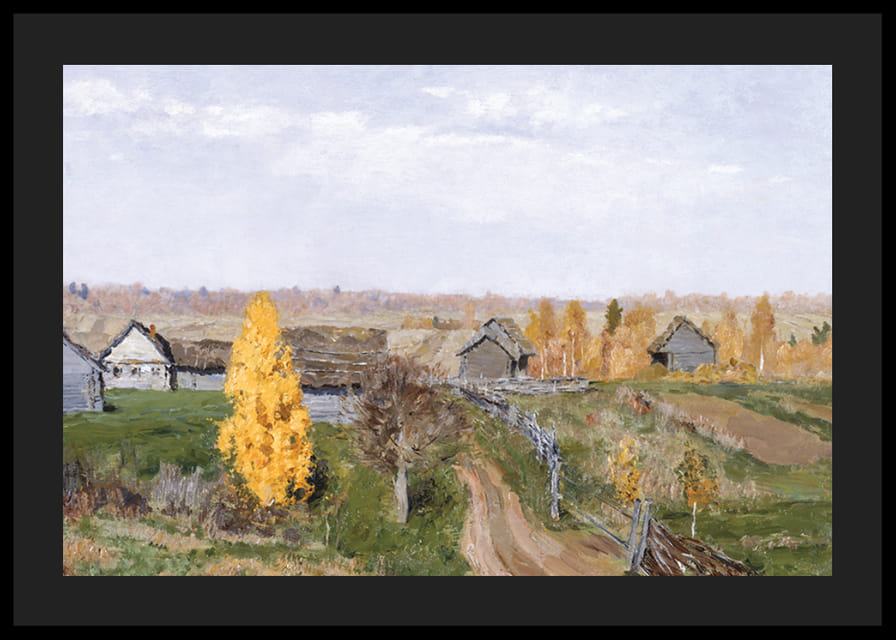 Golden Autumn By Isaac Levitan-12